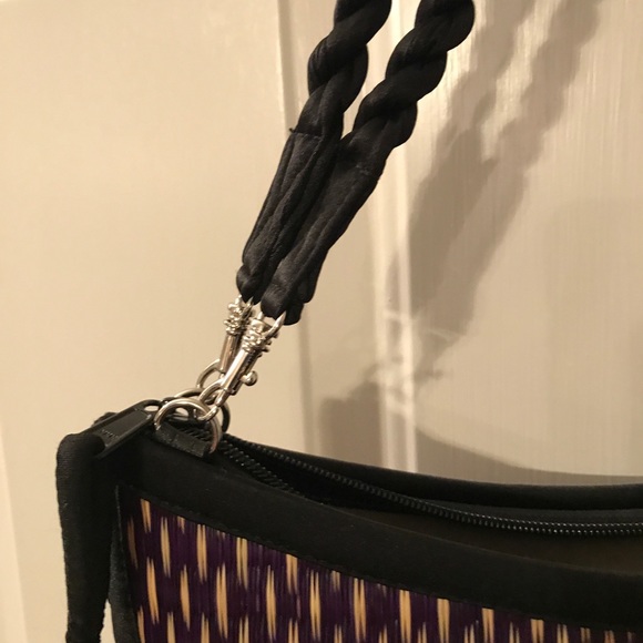 Purple Baskets of Cambodia Handbag Medium size EUC - Picture 9 of 9